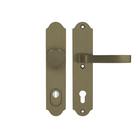 Klamko Gałka AXA Verona Flex ++ F4 stare złoto rozstaw 92 mm Klamko Gałka AXA Verona Flex ++ F4 stare złoto rozstaw 92 mm