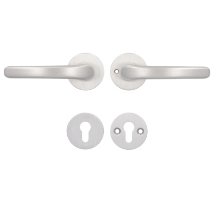 Klamko Klamka AXA Diana Click + rozeta na wkładkę F6 inox