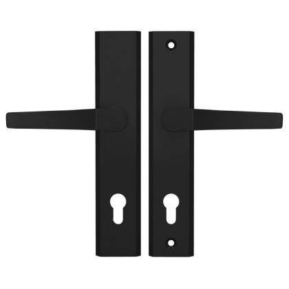 Klamko Klamka AXA Fast Premium F8 czarna rozstaw 92 mm