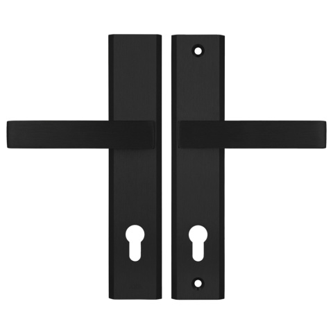 Klamko Klamka AXA Haga ++ F8 czarna rozstaw 90 mm Klamko Klamka AXA Haga ++ F8 czarna rozstaw 90 mm