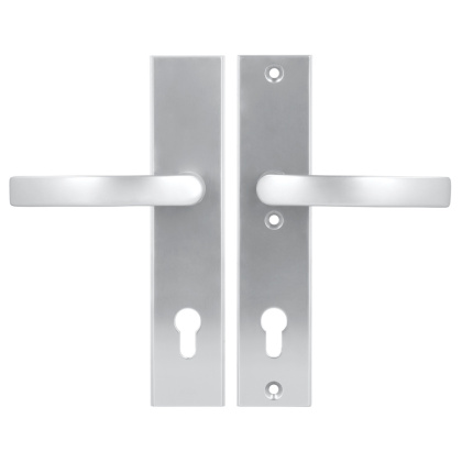 Klamko Klamka AXA Odin ++ F1 srebrna rozstaw 92 mm