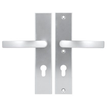 Klamko Klamka AXA Odin ++ F1 srebrna rozstaw 72 mm