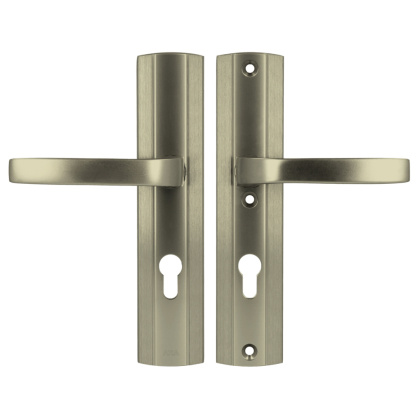Klamko Klamka AXA Prestige ++ F9 tytan rozstaw 72 mm