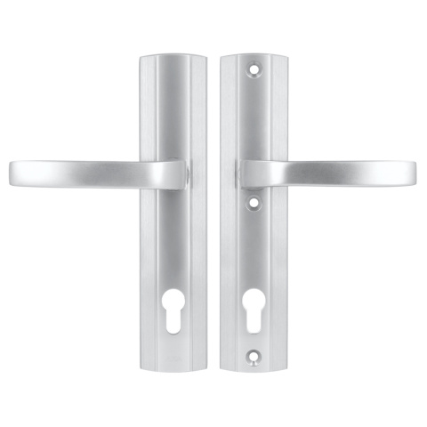 Klamko Klamka AXA Prestige ++ F1 srebrna rozstaw 92 mm Klamko Klamka AXA Prestige ++ F1 srebrna rozstaw 92 mm