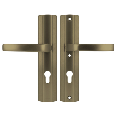 Klamko Klamka AXA Prestige ++ F4 stare złoto rozstaw 72 mm Klamko Klamka AXA Prestige ++ F4 stare złoto rozstaw 72 mm