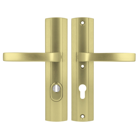 Klamko Klamka AXA Prestige Flex ++ F3 złota rozstaw 72 mm Klamko Klamka AXA Prestige Flex ++ F3 złota rozstaw 72 mm