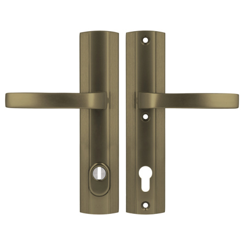 Klamko Klamka AXA Prestige Flex ++ F4 stare złoto rozstaw 92 mm Klamko Klamka AXA Prestige Flex ++ F4 stare złoto rozstaw 92 mm