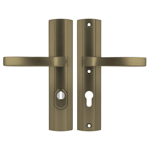 Klamko Klamka AXA Prestige Flex ++ F4 stare złoto rozstaw 72 mm Klamko Klamka AXA Prestige Flex ++ F4 stare złoto rozstaw 72 mm