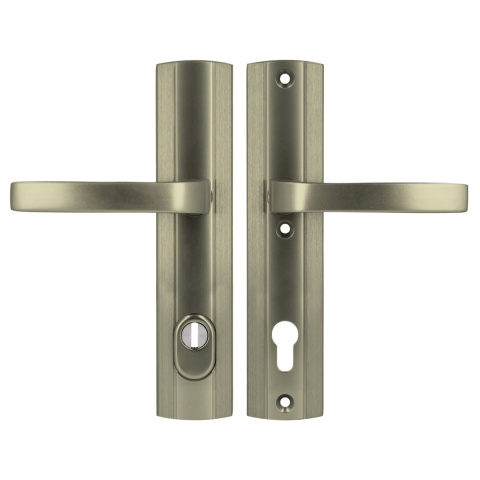 Klamko Klamka AXA Prestige Flex ++ F9 tytan rozstaw 90 mm Klamko Klamka AXA Prestige Flex ++ F9 tytan rozstaw 90 mm