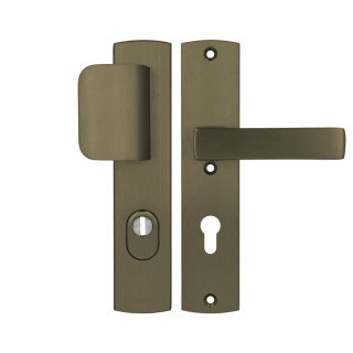 Klamko Pochwyt AXA Apollo Flex Premium ++ F4 stare złoto rozstaw 72 mm