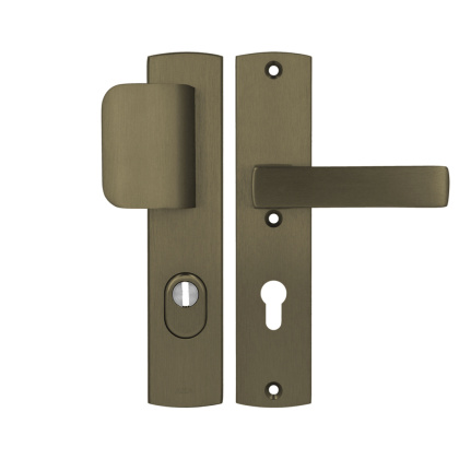 Klamko Pochwyt AXA Apollo Flex Premium ++ F4 stare złoto rozstaw 72 mm