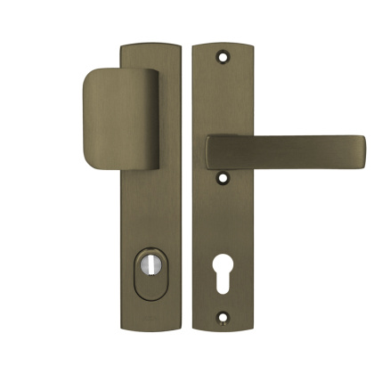 Klamko Pochwyt AXA Apollo Flex Premium ++ F4 stare złoto rozstaw 92 mm