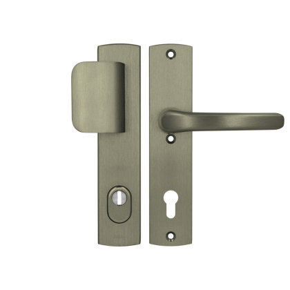 Klamko Pochwyt AXA Jupiter Flex Premium ++ F9 tytan rozstaw 92 mm