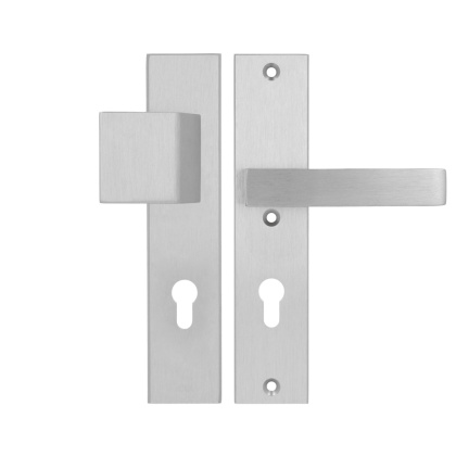 Klamko Pochwyt AXA Royal ++ F6 inox rozstaw 72 mm