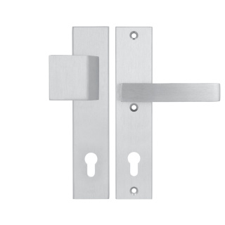 Klamko Pochwyt AXA Royal ++ F1 srebrna rozstaw 92 mm