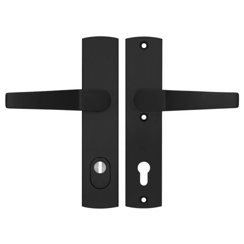 Klamko Klamka AXA Arrow Flex Premium F8 czarna rozstaw 92 mm Klamko Klamka AXA Arrow Flex Premium F8 czarna rozstaw 92 mm