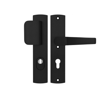 Klamko Pochwyt AXA Arrow Flex Premium ++ F8 czarna rozstaw 72 mm