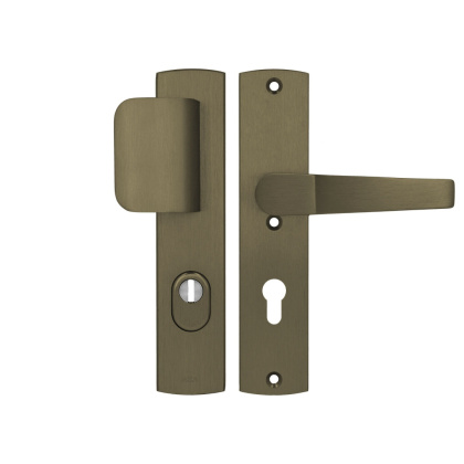 Klamko Pochwyt AXA Arrow Flex Premium ++ F4 stare złoto rozstaw 72 mm