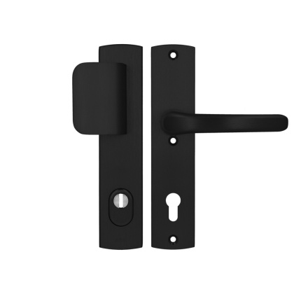 Klamko Pochwyt AXA Jupiter Flex Premium ++ F8 czarna rozstaw 92 mm