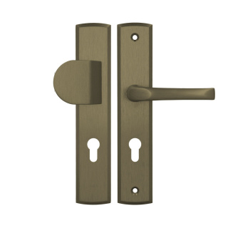 Klamko Pochwyt AXA Manitoba ++ F4 stare złoto rozstaw 72 mm