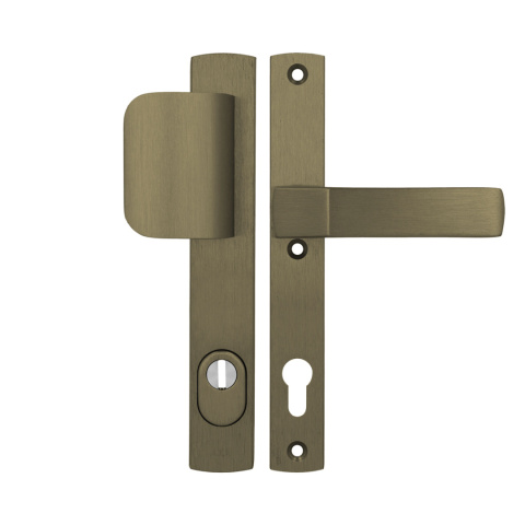 Klamko Pochwyt AXA Solid Flex Premium ++ F4 stare złoto rozstaw 92 mm Klamko Pochwyt AXA Solid Flex Premium ++ F4 stare złoto rozstaw 92 mm