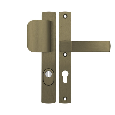 Klamko Pochwyt AXA Solid Flex Premium ++ F4 stare złoto rozstaw 72 mm Klamko Pochwyt AXA Solid Flex Premium ++ F4 stare złoto rozstaw 72 mm