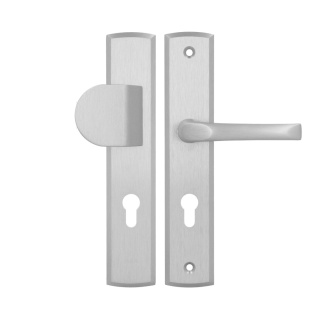 Klamko Pochwyt AXA Manitoba ++ F6 inox rozstaw 72 mm