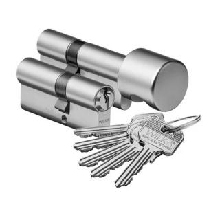 Zestaw wkładek Wilka na jeden klucz 26/35+26/35G klasa B profil K423 nikiel 5 kluczy