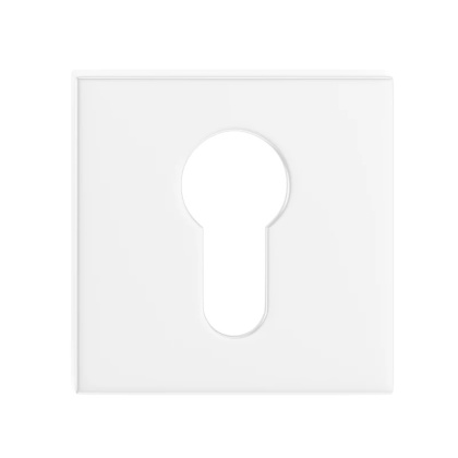 Rozeta kwadratowa Slim biała wkładka