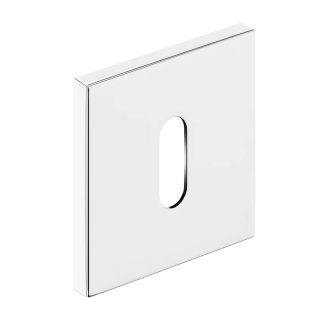 Rozeta kwadratowa Slim chrom błyszczący klucz