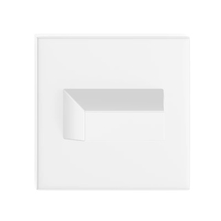 Rozeta kwadratowa Slim biała wc