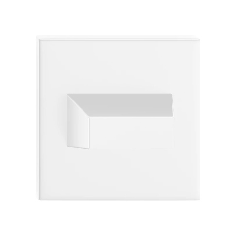 Rozeta kwadratowa Slim biała wc
