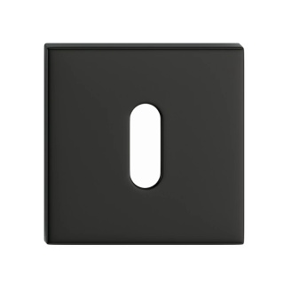 Rozeta kwadratowa Slim czarna klucz