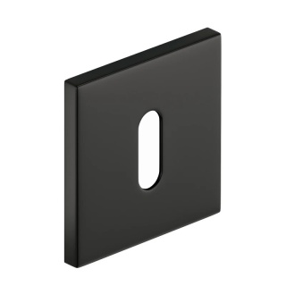 Rozeta kwadratowa Slim czarna klucz