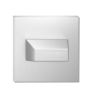 Rozeta kwadratowa Slim chrom szczotkowany wc