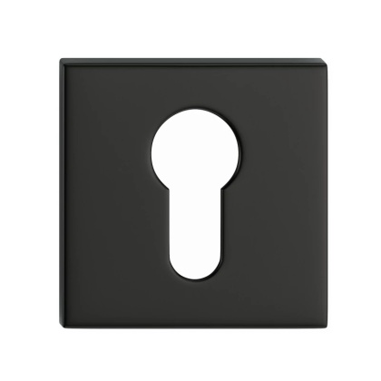 Rozeta kwadratowa Slim czarna wkładka