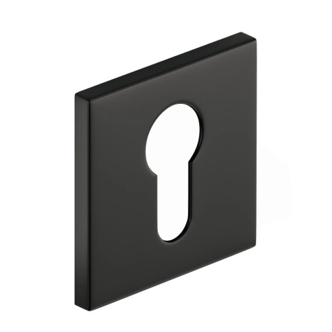 Rozeta kwadratowa Slim czarna wkładka