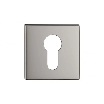 Rozeta kwadratowa Slim gunmetal wkładka