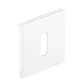 Rozeta kwadratowa Slim biała klucz