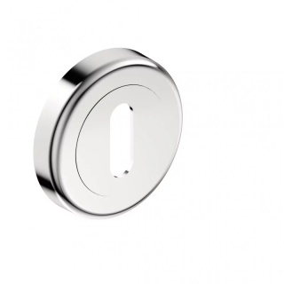 Rozeta okrągła CL chrom błyszczący klucz