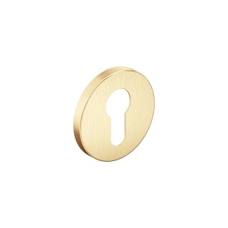 Rozeta okrągła Slim mosiądz matowy wkładka