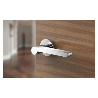 Klamka Pandora chrom na rozecie okrągłej Corona