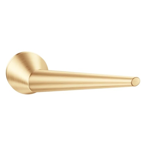 Klamka Unica Slim mosiądz matowy na rozecie okrągłej Corona